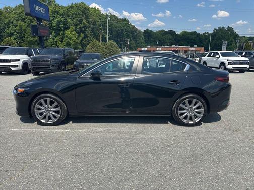 Jet Black Mica 2025 Mazda Mazda3 FWD w/Preferred Package