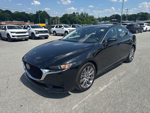 Jet Black Mica 2025 Mazda Mazda3 FWD w/Preferred Package
