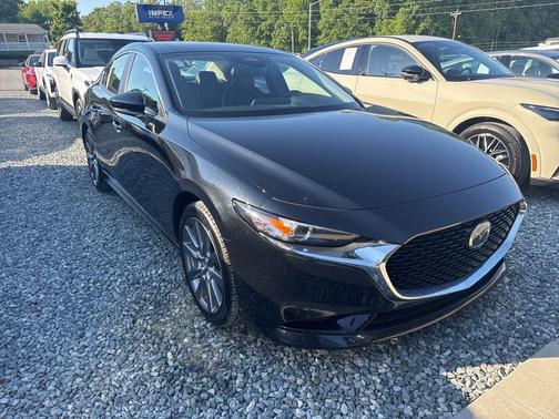 Jet Black Mica 2025 Mazda Mazda3 FWD w/Preferred Package