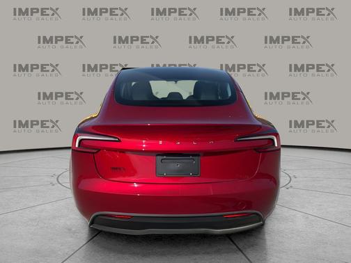 Ultra Red 2025 Tesla Model 3 Long Range