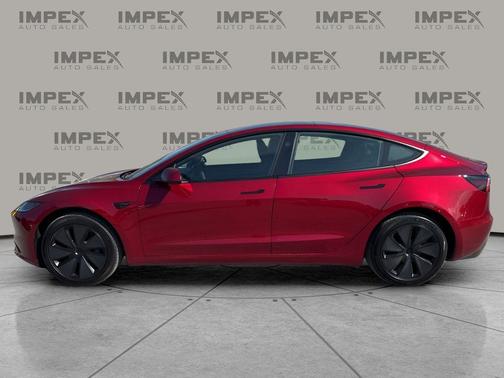 Ultra Red 2025 Tesla Model 3 Long Range