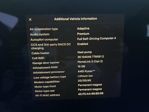 2023 Tesla Model S Standard Range