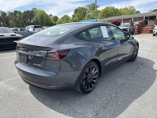 Gray 2023 Tesla Model 3 Performance