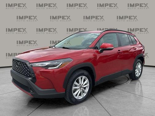 Barcelona Red Metallic 2023 Toyota Corolla Cross LE