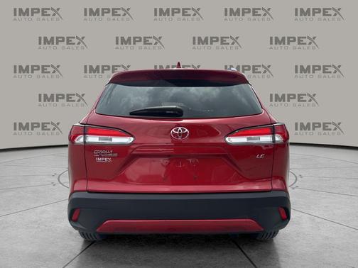 Barcelona Red Metallic 2023 Toyota Corolla Cross LE