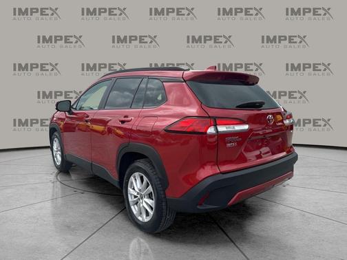 Barcelona Red Metallic 2023 Toyota Corolla Cross LE