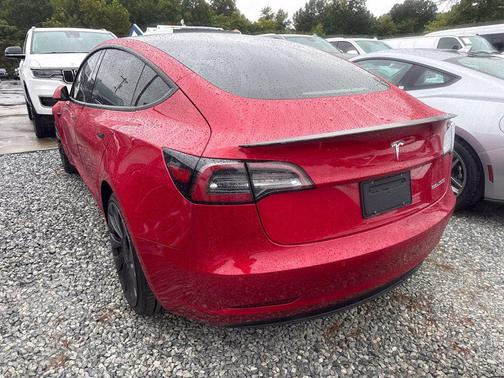 Red Multi-Coat 2021 Tesla Model 3 Performance Dual Motor All-Wheel Drive