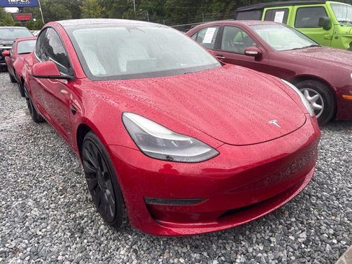 Red Multi-Coat 2021 Tesla Model 3 Performance Dual Motor All-Wheel Drive