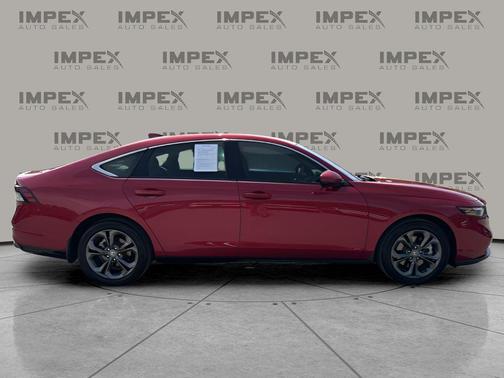 Radiant Red Metallic 2024 Honda Accord Hybrid EX-L