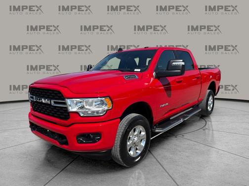Flame Red Clearcoat 2024 RAM 2500 Big Horn Crew Cab 4x4 6'4' Box