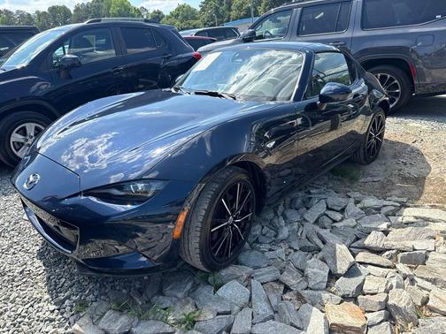 Deep Crystal Blue Mica 2025 Mazda MX-5 Miata RF Grand Touring