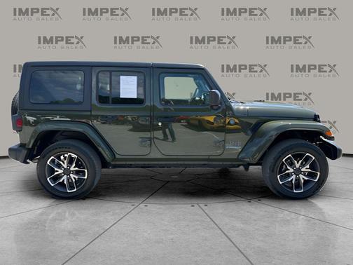 Sarge Green Clearcoat 2024 Jeep Wrangler 4xe Sport S