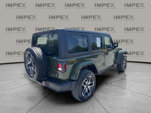 Sarge Green Clearcoat 2024 Jeep Wrangler 4xe Sport S