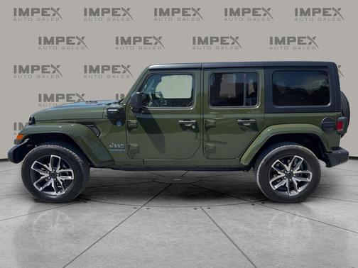 Sarge Green Clearcoat 2024 Jeep Wrangler 4xe Sport S