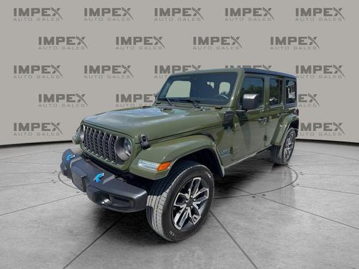 Sarge Green Clearcoat 2024 Jeep Wrangler 4xe Sport S