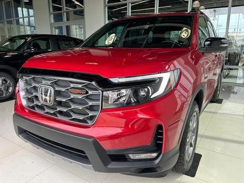 Radiant Red Metallic II 2023 Honda Passport TrailSport