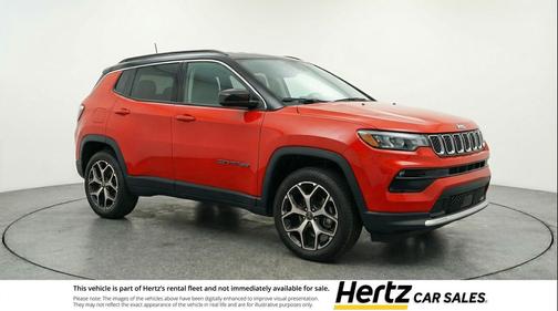 Red Hot Pearlcoat 2025 Jeep Compass Limited