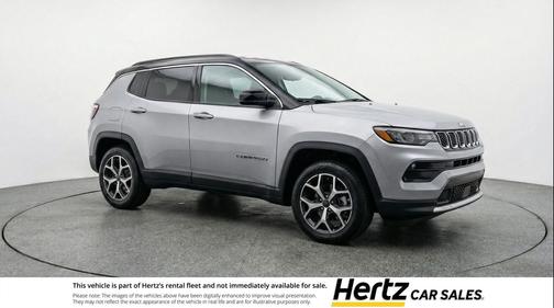 Silver Zynith Metallic Clearcoat 2025 Jeep Compass Limited