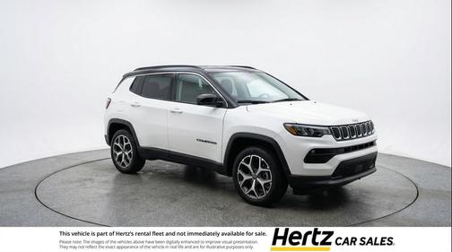 Bright White Clearcoat 2025 Jeep Compass Limited