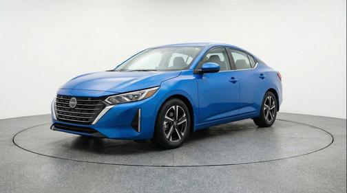 Electric Blue Metallic 2025 Nissan Sentra SV