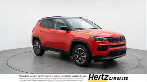 Red Hot Pearlcoat 2025 Jeep Compass Trailhawk