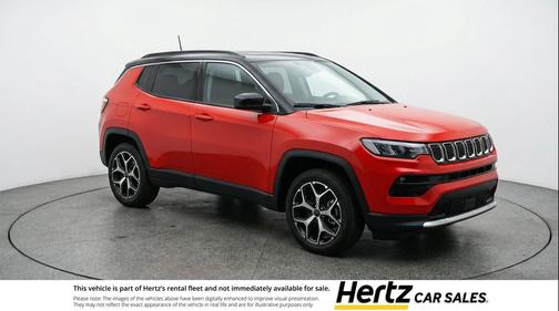 Red Hot Pearlcoat 2025 Jeep Compass Limited