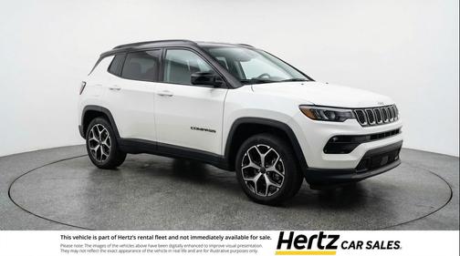 Bright White Clearcoat 2025 Jeep Compass Limited