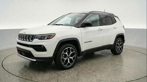 Bright White Clearcoat 2025 Jeep Compass Limited