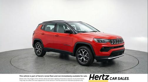 Red Hot Pearlcoat 2025 Jeep Compass Limited