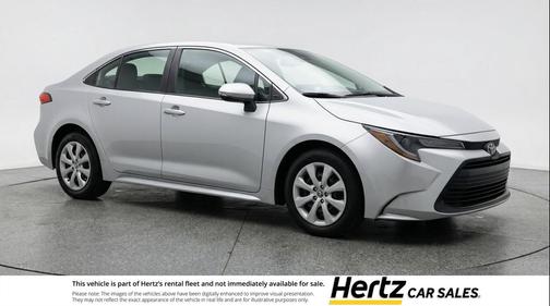 Classic Silver Metallic 2025 Toyota Corolla LE