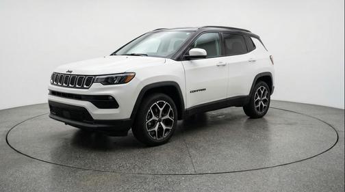 Bright White Clearcoat 2025 Jeep Compass Limited