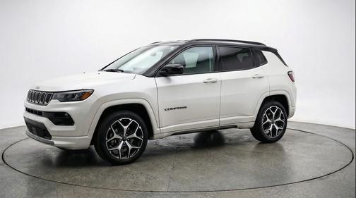 Bright White Clearcoat 2025 Jeep Compass Limited