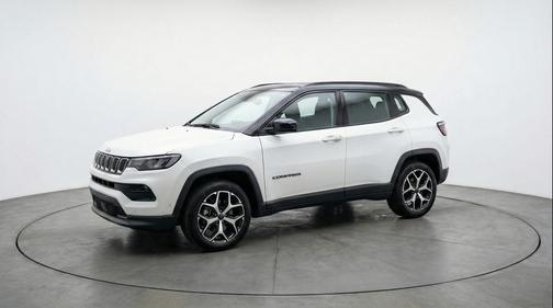 Bright White Clearcoat 2025 Jeep Compass Limited