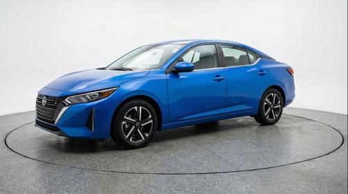 Electric Blue Metallic 2025 Nissan Sentra SV
