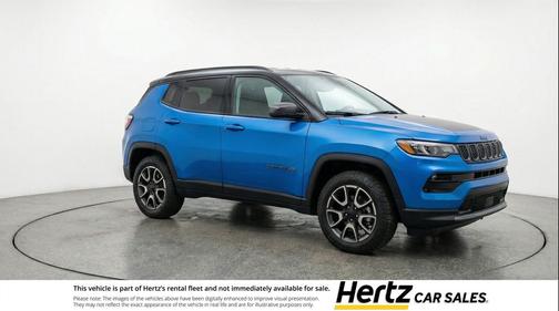 Hydro Blue Pearlcoat 2025 Jeep Compass Trailhawk