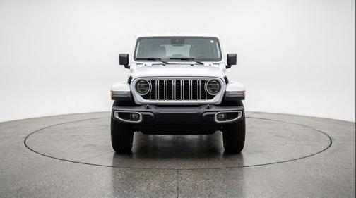 Bright White Clearcoat 2025 Jeep Wrangler 4-Door Sahara 4x4