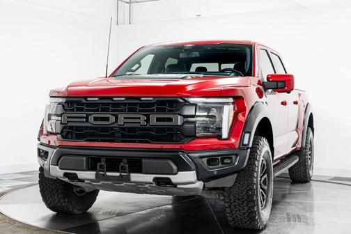 Rapid Red Metallic Tinted Clearcoat 2025 Ford F-150 Raptor