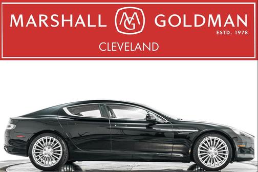 Jet Black 2012 Aston Martin Rapide -V12 power, High Contrast Color Combination