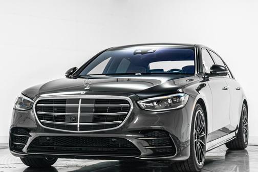 Graphite Grey Metallic 2024 Mercedes-Benz S-Class 4MATIC -AMG Line, Technology Package