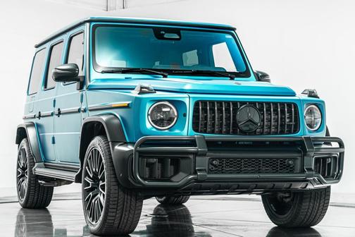 MANUFAKTUR Hyper Blue Magno 2025 Mercedes-Benz AMG G 63 AMG -Factory Matte Paint, MANUFAKTUR Interior
