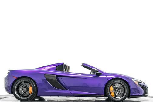 White 2016 McLaren 650S Spyder -Full Purple Pearl Wrap, Extensive Carbon Fiber