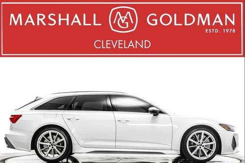 Glacier White Metallic 2025 Audi RS 6 Avant 4.0T
