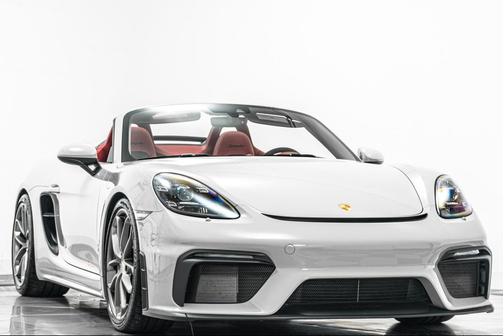 Chalk 2021 Porsche 718 Spyder Spyder -6 Speed Manual, Spyder Classic Interior