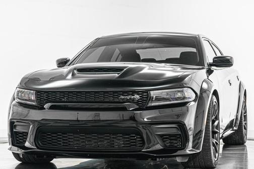 Pitch Black Clearcoat 2023 Dodge Charger SRT Hellcat Widebody Jailbreak