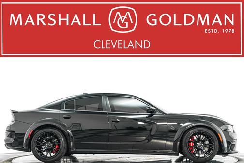 Pitch Black Clearcoat 2023 Dodge Charger SRT Hellcat Widebody Jailbreak