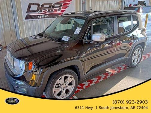 Black 2015 Jeep Renegade Limited