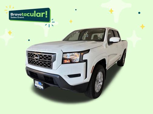 Glacier White 2023 Nissan Frontier Crew Cab SV 4x4