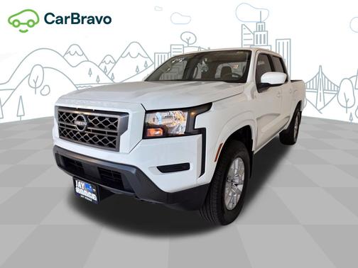 Glacier White 2023 Nissan Frontier Crew Cab SV 4x4