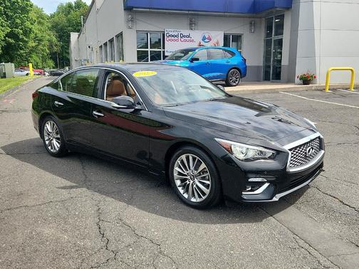 Midnight Black 2023 INFINITI Q50 LUXE
