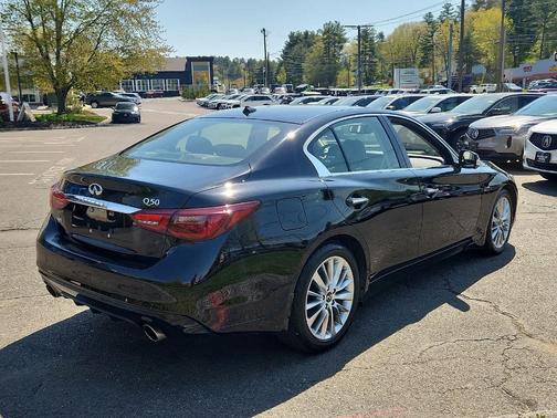 Black Obsidian 2021 INFINITI Q50 3.0t LUXE